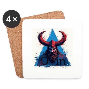 Odin - Untersetzer (4er-Set) - Weiß - Vorne