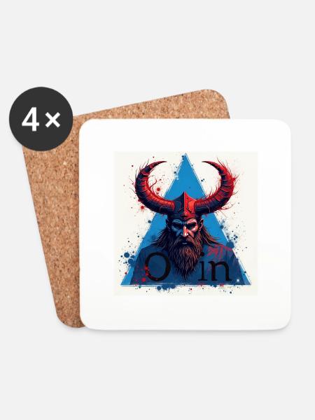 Odin - Coasters (set of 4) - white