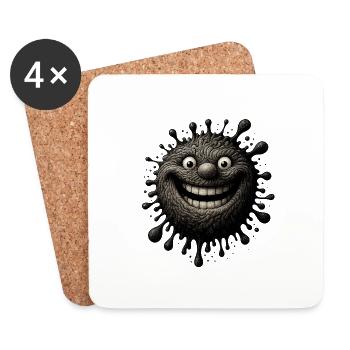 Spot of ink - Coasters (set of 4) - white - Front