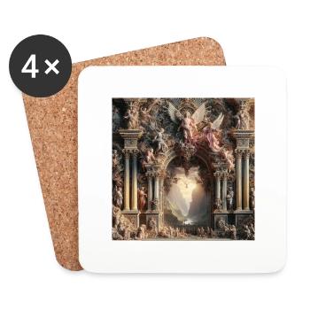 super en 2025 - Dessous de verre (lot de 4) - blanc - Devant
