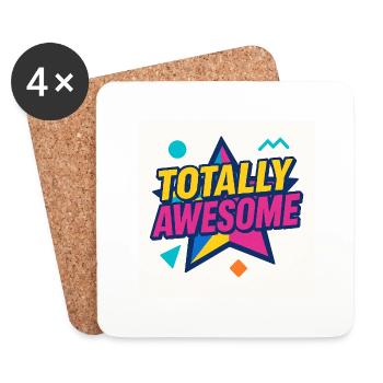 Totally Awesome – Star Power - Untersetzer (4er-Set) - Weiß - Vorne