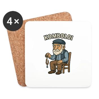 Kombolio - Untersetzer (4er-Set) - Weiß - Vorne
