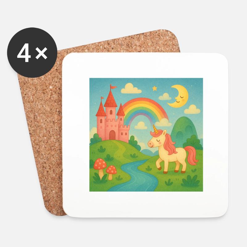 Imagination - Coasters (set of 4) - white