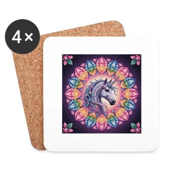 You are an amazing Unicorn - Untersetzer (4er-Set) - Weiß - Vorne