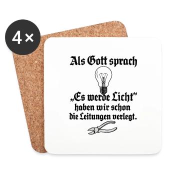 file 0000000080ac62468ae5d71084bea6d4 - Untersetzer (4er-Set) - Weiß - Vorne