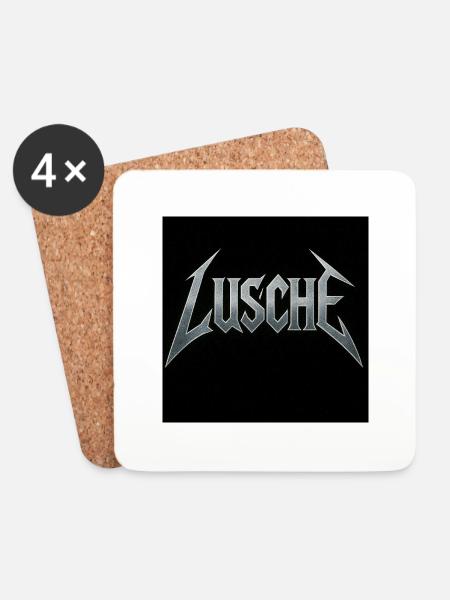 Lusche - Untersetzer (4er-Set) - Weiß