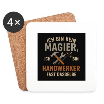 file 000000002a9061f7a247417891cdbdbb - Untersetzer (4er-Set) - Weiß - Vorne