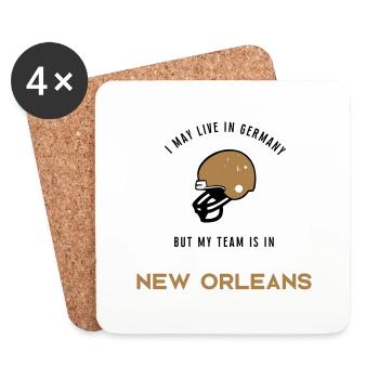 New Orleans - Untersetzer (4er-Set) - Weiß - Vorne