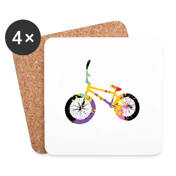 Bmx - Untersetzer (4er-Set) - Weiß - Vorne