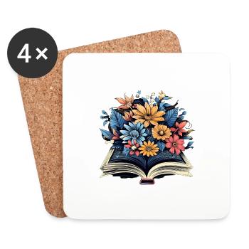 Word Garden - Coasters (set of 4) - white - Front