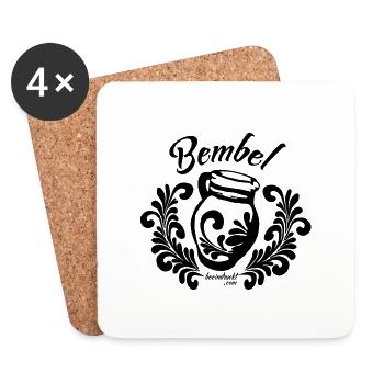 Bembel Ranke - Untersetzer (4er-Set) - Weiß - Vorne