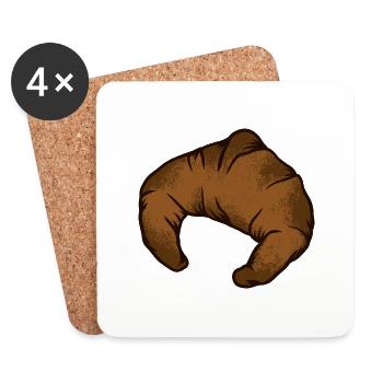Croissant - Coasters (set of 4) - white - Front
