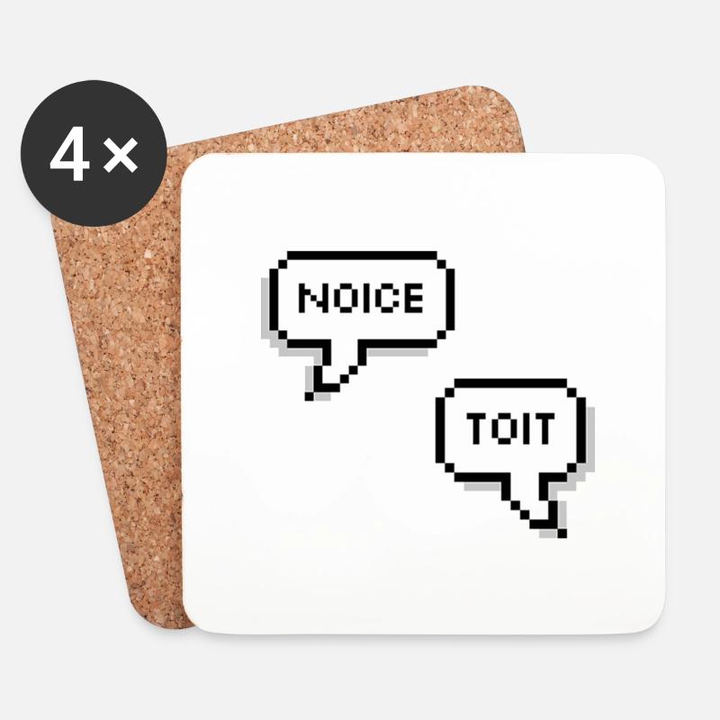 noice & toit / brooklyn nine-nine - Untersetzer (4er-Set) - Weiß