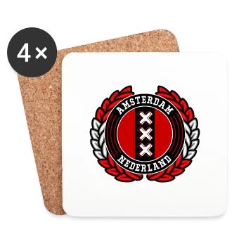 Amsterdam - Coasters (set of 4) - white - Front