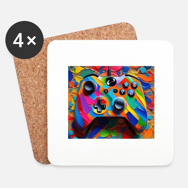 Colourbomb Controller - Untersetzer (4er-Set) - Weiß
