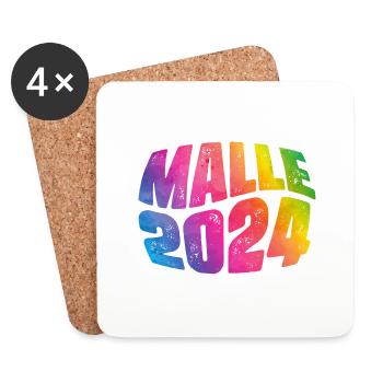 Malle 2024 Holiday - Coasters (set of 4) - white - Front