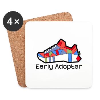 Shoe 5 - Coasters (set of 4) - white - Front