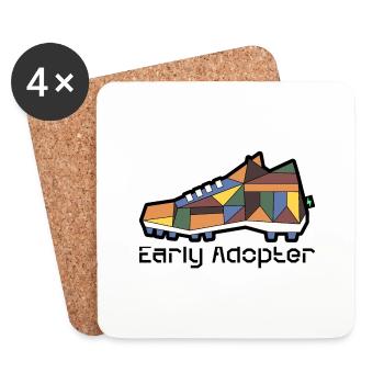 Shoe 9 - Coasters (set of 4) - white - Front