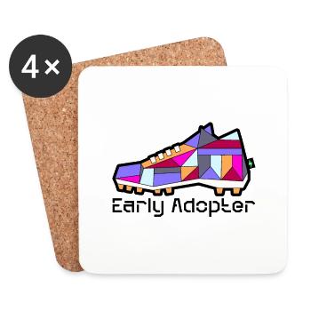 Shoe 1 - Coasters (set of 4) - white - Front