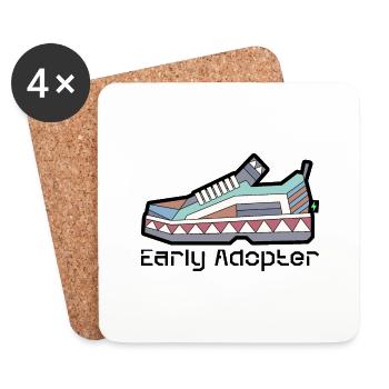 Shoe 3 - Coasters (set of 4) - white - Front