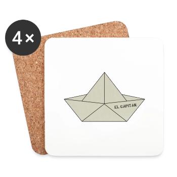 El Capitan - Dessous de verre (lot de 4) - blanc - Devant