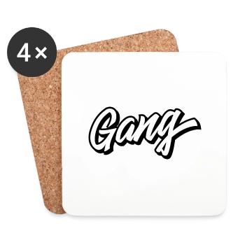 Gang - Untersetzer (4er-Set) - Weiß - Vorne