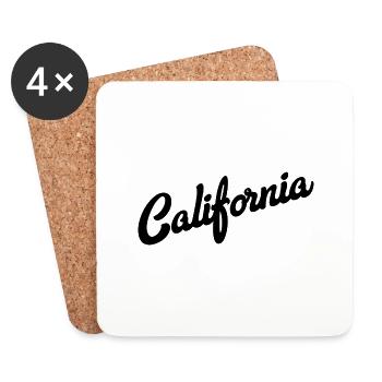 California - Untersetzer (4er-Set) - Weiß - Vorne
