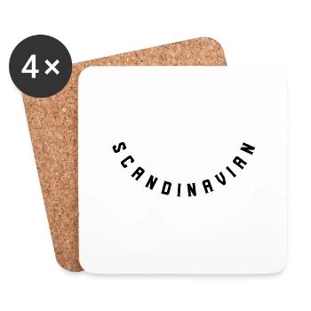 Scandinavian - Coasters (set of 4) - white - Front