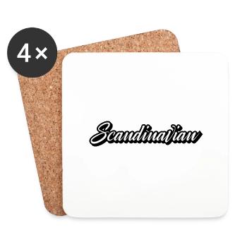 Scandinavian - Coasters (set of 4) - white - Front