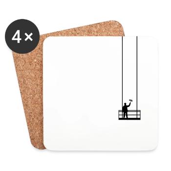 Fassaden Maler - Coasters (set of 4) - white - Front