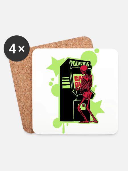 Hi-score - Coasters (set of 4) - white