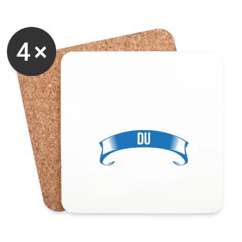 Meilleur Taxi du monde homme - Dessous de verre (lot de 4) - blanc - Devant