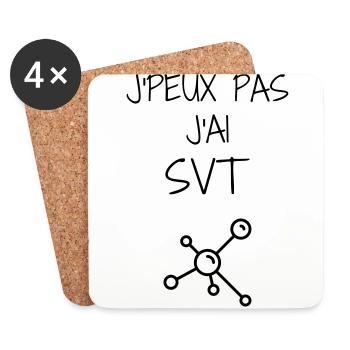 Biology Biologist Biologie Biologiste Sciences - Coasters (set of 4) - white - Front