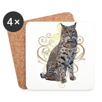 Lynx - Coasters (set of 4) - white - Front