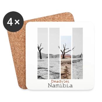 Deadvlei Namibia - Coasters (set of 4) - white - Front