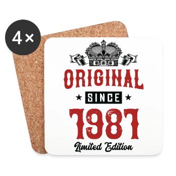 1981 limited edition - Untersetzer (4er-Set) - Weiß - Vorne