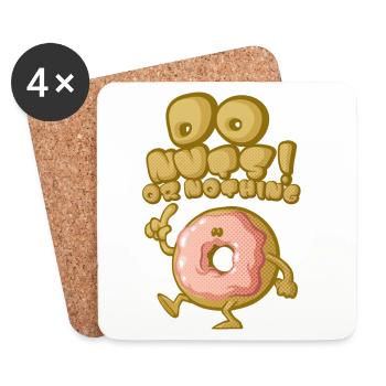 Haben Muttern - Untersetzer (4er-Set) - Weiß - Vorne
