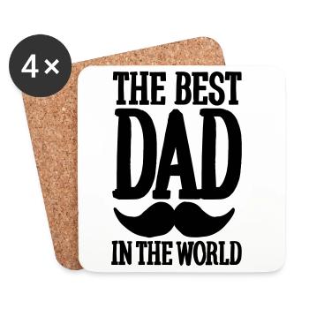 The best dead in the world - Coasters (set of 4) - white - Front