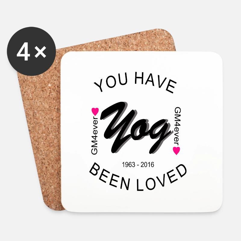 You have been loved - Untersetzer (4er-Set) - Weiß