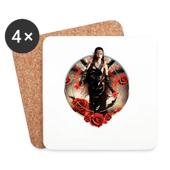 The Power of the Dark Witch - Coasters (set of 4) - white - Front