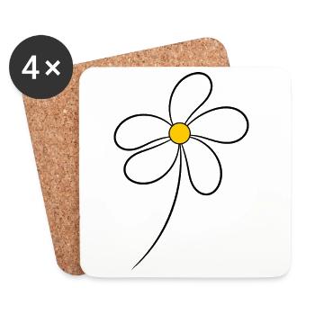 CHRISTMAS. YEAR. ANNIVERSARY. RETIREMENT. DAD. MAMAM. - Coasters (set of 4) - white - Front