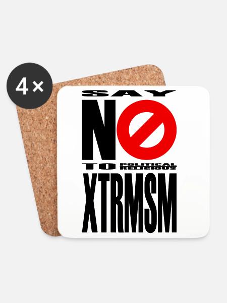 NO2XTRMSM - Coasters (set of 4) - white