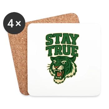 A wild declaration of loyalty - Coasters (set of 4) - white - Front