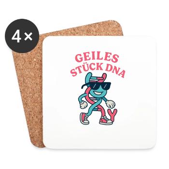 Awesome piece of DNA (Y) - Coasters (set of 4) - white - Front