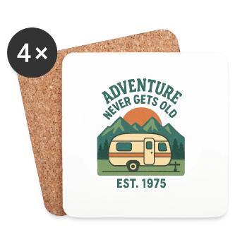 adventure - Coasters (set of 4) - white - Front