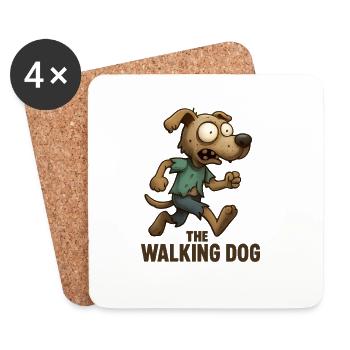 The Walking Dog Verzweifelt Lauf - Untersetzer (4er-Set) - Weiß - Vorne
