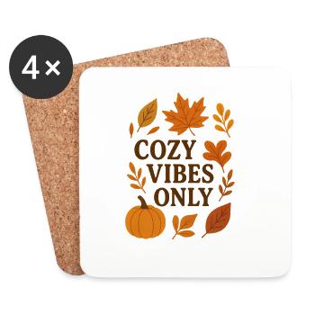 Autumn feeling - Coasters (set of 4) - white - Front