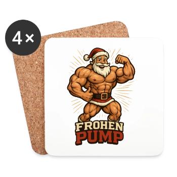 Merry Pump Your Rag - Coasters (set of 4) - white - Front