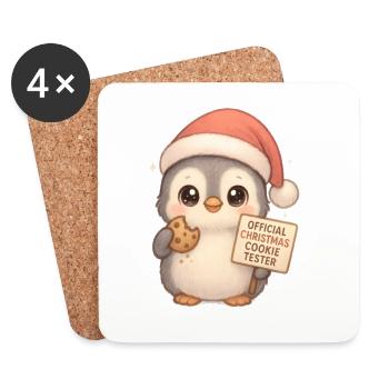 Gingerbread Man Gingerbread Gingerbread Men Gift - Coasters (set of 4) - white - Front