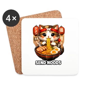 ramen - Coasters (set of 4) - white - Front